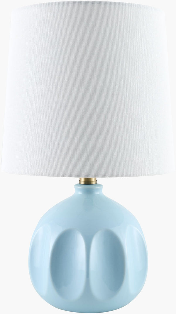 Livabliss Bellune Mixed Material Table Lamp Felt Linen Metal Bohemian Accent Ambient Glow BLUN-023