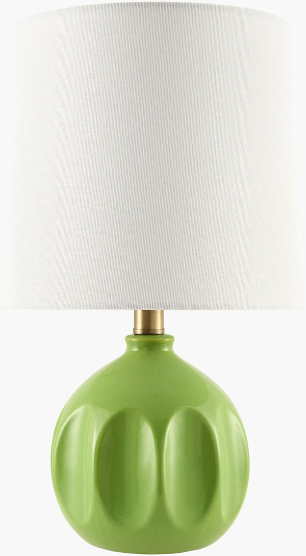 Livabliss Bellune Sculptural Accent Lamp with Felt Linen and Metal for Ambient Mood Lighting BLUN-027