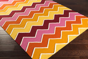 Surya Blox Blx-9001 2'6" X 8' Handmade Wool Rug - Modern, Durable Design For Timeless Home Decor Elegance Mustard Wool Blx9002-811