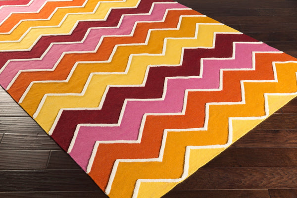 Surya Blox Blx-9001 2'6" X 8' Handmade Wool Rug - Modern, Durable Design For Timeless Home Decor Elegance Mustard Wool Blx9002-811