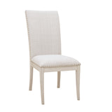 Ashby Place Upholstered Side Chair Natural with Reflection Gray Finish P359270 Pulaski Furniture