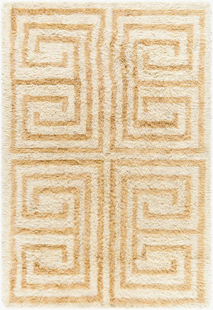 Livabliss Beni Moroccan Hand Tufted Wool Rug High Pile Artisan Craft for Bedroom or Entryway Beige, Sand 2' x 3' BMC2300-23