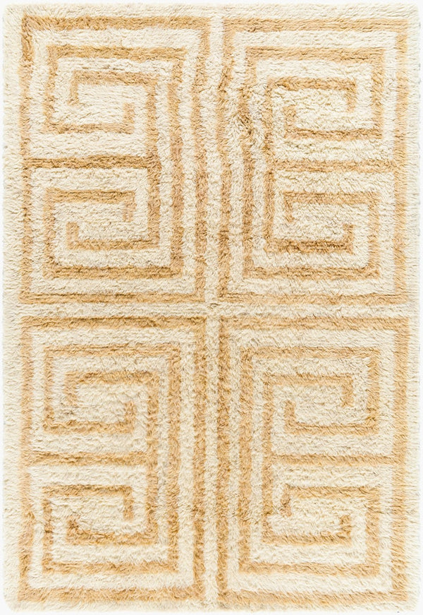 Livabliss Beni Moroccan Hand Tufted Wool Rug High Pile Artisan Craft for Bedroom or Entryway Beige, Sand 2' x 3' BMC2300-23