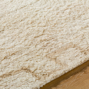 Beni Moroccan BMC-2303 9' x 12' Handmade Rug BMC2303-912  Pearl, Natural, Khaki Surya