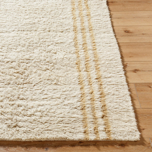 Livabliss Beni Moroccan Hand Tufted Wool Rug Plush High Pile Bohemian Global Accent Ivory, Sandston 9' x 12' BMC2304-912