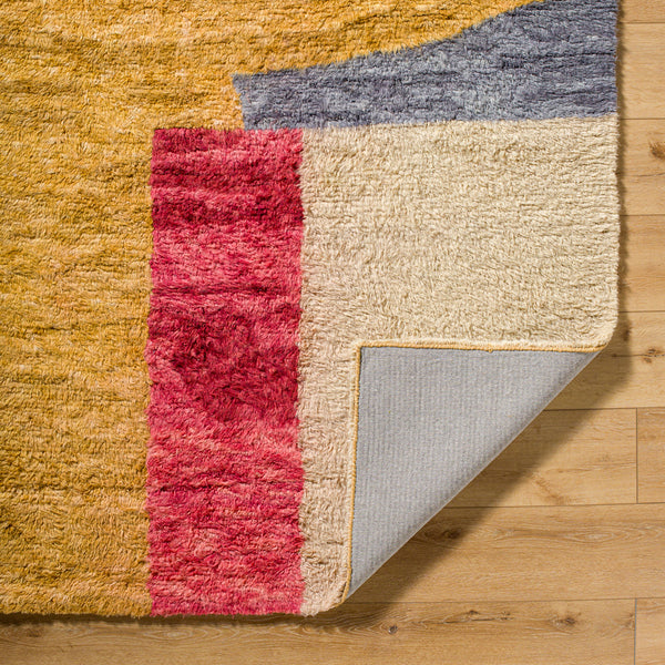 Beni Moroccan BMC-2307 9' x 12' Handmade Rug BMC2307-912  Camel, Natural, Clay, Light Wood, Pearl, Tan, Garnet Surya