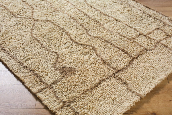 Livabliss Beni Moroccan Geometric Wool Rug Handtufted Plush High Pile Artisan Global Accent Beige, Taupe 9' x 12' BMC2309-912