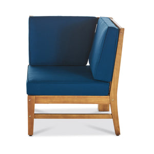 English Elm Perla Armless Accent Chair Tailored Low Profile Upholstered Seat for Living Room 58941.00CONBLU