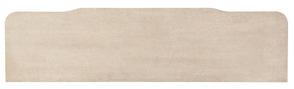 Hooker Furniture Nouveau Sandstone Nine-Drawer Dresser With Curved Breakfront, Felt & Cedar-Lined Storage, Nickel Pulls 6500-90002-80