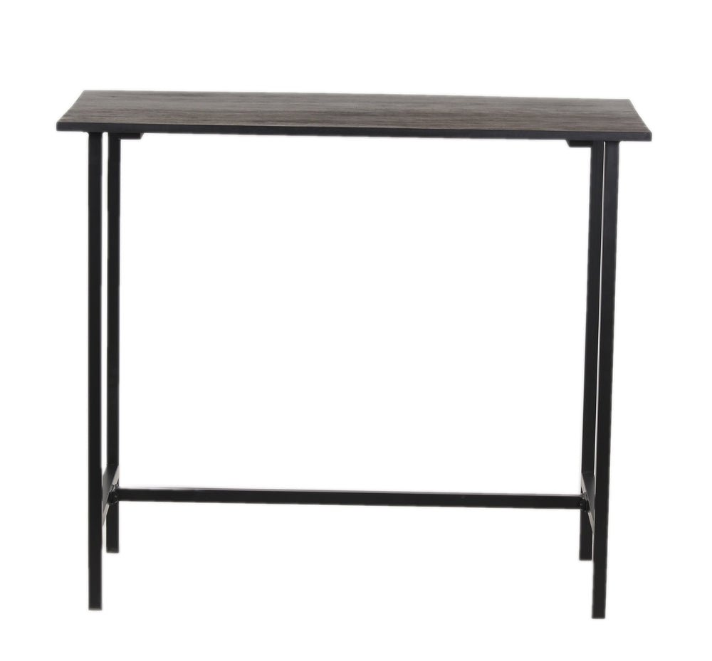 Porter Designs Porter Yuki Solid Wood Bar Stool In Gray - Stylish, Compact Design For Modern Dining Spaces Gray Wood 07-108-08-8654