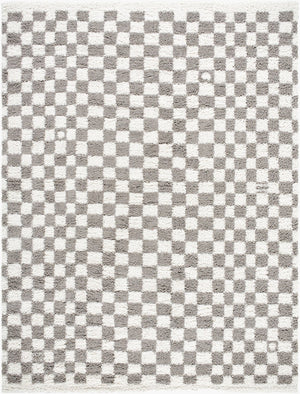 Livabliss Birmingham Machine Woven Plush Polyester Area Rug for Living Room Bedroom Warmth Ivory, Gray 7'10" x 10' BMM2321-71010