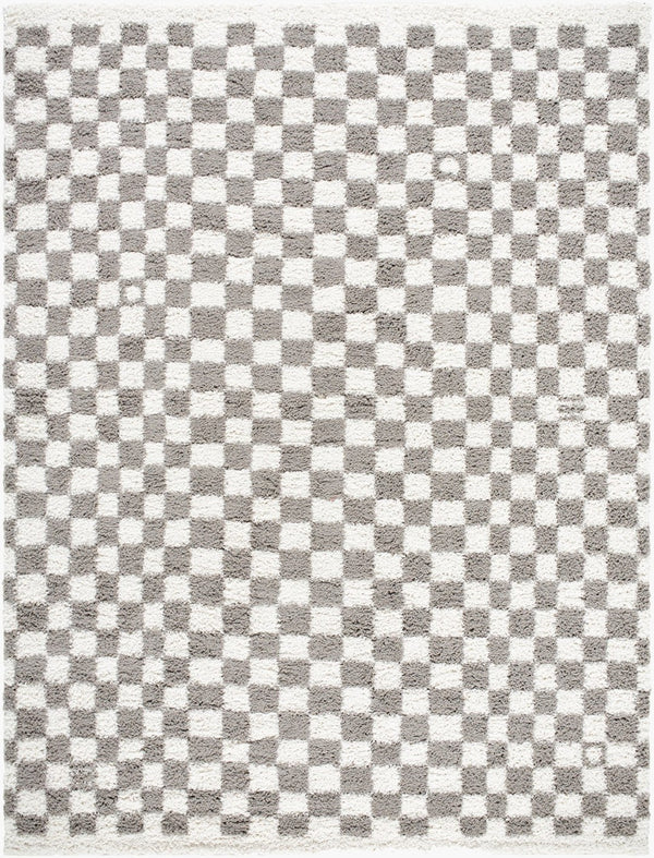 Livabliss Birmingham Machine Woven Plush Polyester Area Rug for Living Room Bedroom Warmth Ivory, Gray 7'10" x 10' BMM2321-71010