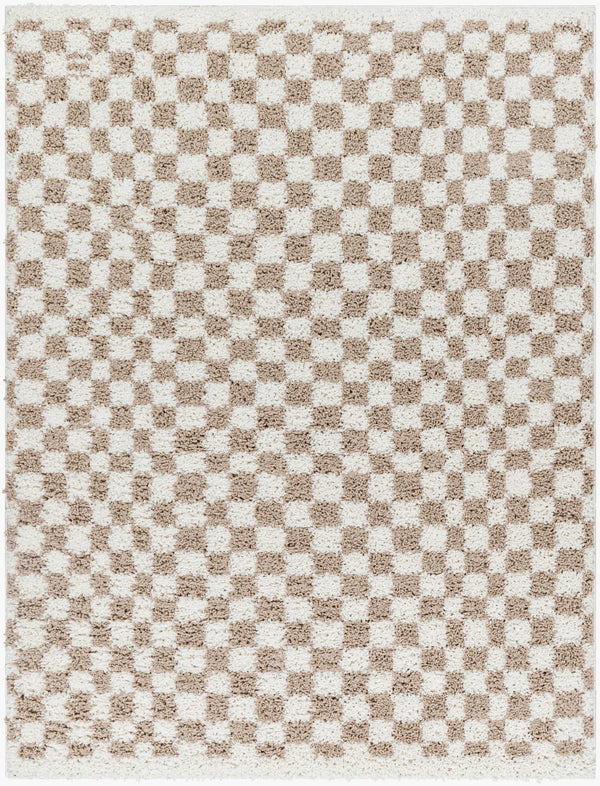 Livabliss Birmingham Machine Woven Plush Polyester Area Rug Transitional Style for Living Spaces Ivory, Tan 7'10" x 10' BMM2322-71010