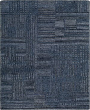 Surya Bergamo Hand Woven Wool Area Rug Low Pile Modern Design for Living and Dining Rooms 6' x 9' Rectangle BMO2302-69