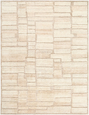 Surya Bergamo Hand Knotted Wool Area Rug Mid Century Modern Pattern for Living Dining Rooms 6' x 9' Rectangle BMO2305-69