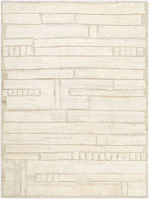 Surya Bergamo Hand-knotted Wool Area Rug Mid-century Geometric Pattern for Living Room 9' x 12' Rectangle BMO2306-912