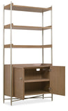 Sonnet Bookcase Medium Wood 6072-10445-85 Hooker Furniture