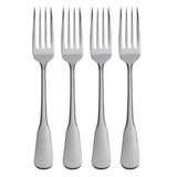 Oneida Colonial Boston Stainless Steel Dinner Forks, Set of 4, Satin Finish, Rust Resistant