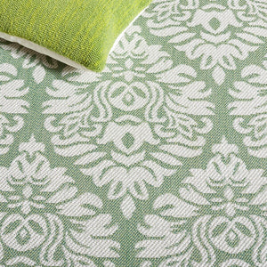 Safavieh Bermuda 821 Power Loomed Indoor / Outdoor Rug Ivory / Green 8' x 10'