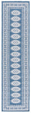 Safavieh Bermuda 827 Power Loomed Indoor / Outdoor Rug Navy / Ivory 8' x 10'