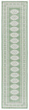 Safavieh Bermuda 827 Power Loomed Indoor / Outdoor Rug Green / Ivory 8' x 10'