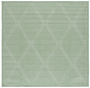 Safavieh Bermuda 851 Power Loomed Indoor / Outdoor Rug Green / Ivory 8' x 10'