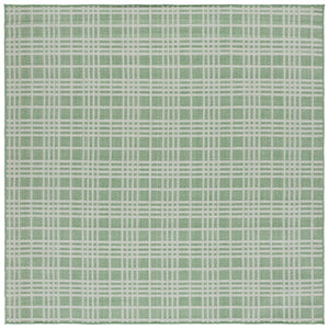 Safavieh Bermuda 860 Power Loomed Indoor / Outdoor Rug Green / Ivory 8' x 10'