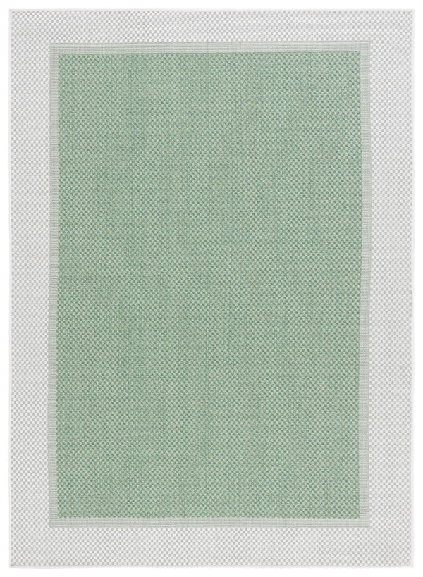 Safavieh Bermuda 886 Power Loomed Indoor / Outdoor Rug Green / Ivory 8' x 10'