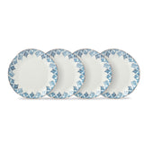 Lenox Blue Bay 4-Piece Dinner Plate Set Blue, WHITE PORCELAIN 891019