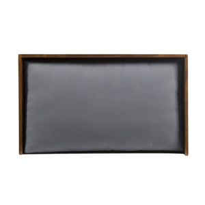 English Elm Christopher Knight Home® - SOLID Mid Century Acacia Wood Dog Bed with Water-Resistant Dark Grey Cushion, Durable Dark Oak Finish 61287.00