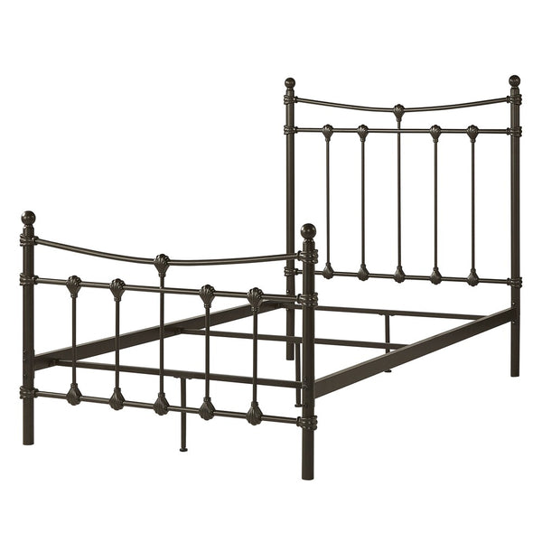 Homelegance By Top-Line Morten Dark Brown Steel Metal Bed Dark Brown Metal