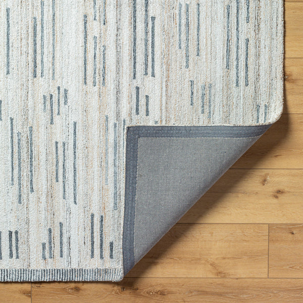 Berna BNA-2300 9' x 12' Handmade Rug BNA2300-912  Light Gray, Charcoal, Medium Brown Surya