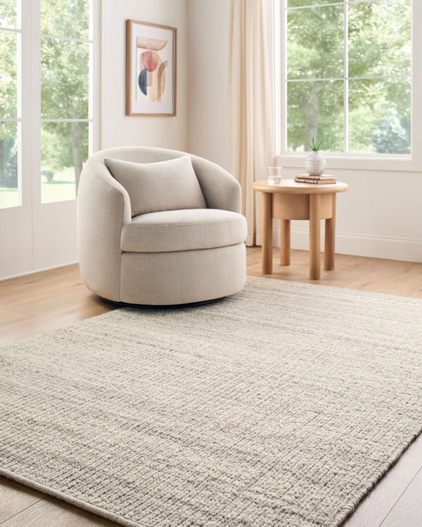 Livabliss Bern Handwoven Wool Accent Rug Bohemian Global Pattern for Entryway or Bedroom Light Gray, Sto 8' x 10' BNB2302-810