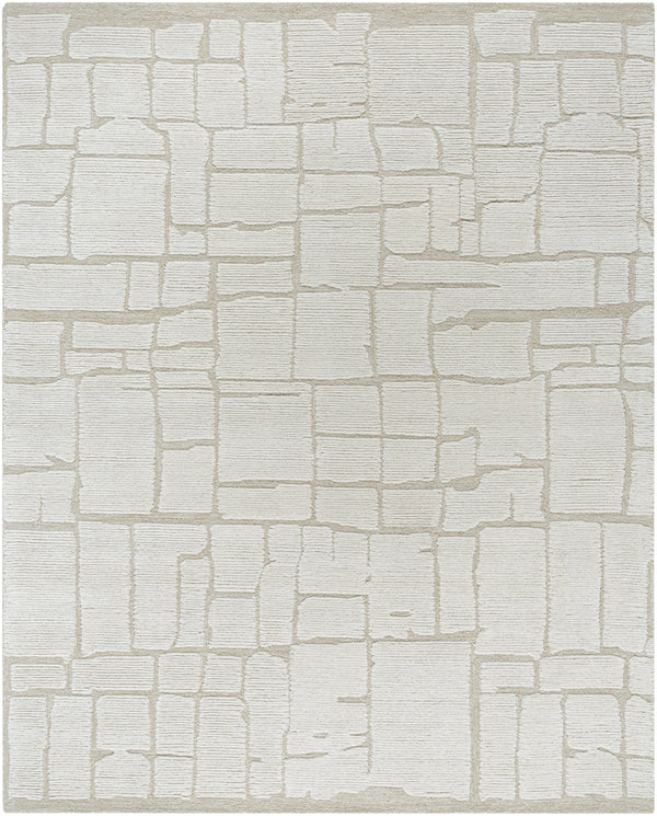 Bianca BNC-2300 8' x 10' Handmade Rug BNC2300-810  Light Silver, Ash Surya