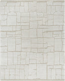 Bianca BNC-2300 8' x 10' Handmade Rug BNC2300-810  Light Silver, Ash Surya