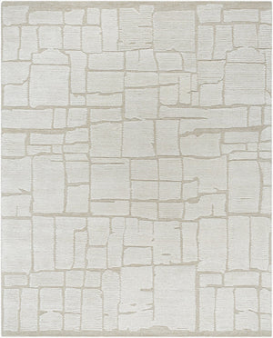 Livabliss Bianca Hand Tufted Wool Area Rug Artisan Crafted for Entryways and Bedside Accent Spots Ivory, Sandston 8' x 10' BNC2300-810
