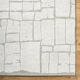 Bianca BNC-2301 9' x 12' Handmade Rug BNC2301-912  Off-White, Light Silver, White, Ash Surya