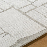 Bianca BNC-2301 9' x 12' Handmade Rug BNC2301-912  Off-White, Light Silver, White, Ash Surya