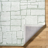 Bianca BNC-2302 9' x 12' Handmade Rug BNC2302-912  Light Silver, Off-White, White, Ash, Sage Surya