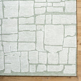 Bianca BNC-2302 9' x 12' Handmade Rug BNC2302-912  Light Silver, Off-White, White, Ash, Sage Surya