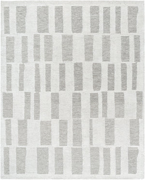 Bianca BNC-2303 9' x 12' Handmade Rug BNC2303-912  Light Silver, Off-White, Silver, Slate Surya