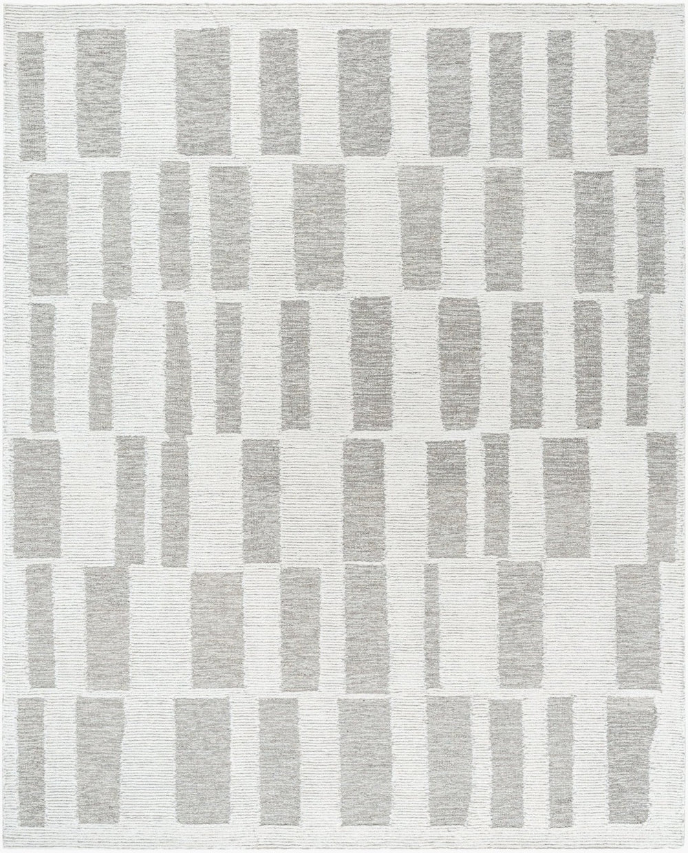 Livabliss Bianca Hand Tufted Wool Accent Rug Plush Medium Pile for Entryway or Bedside Ivory, Stone Gr 9' x 12' BNC2303-912