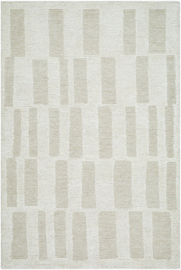 Livabliss Bianca Hand Tufted Wool Accent Rug Soft Medium Pile for Entryways and Small Spaces Ivory, Sandston 9' x 12' BNC2304-912