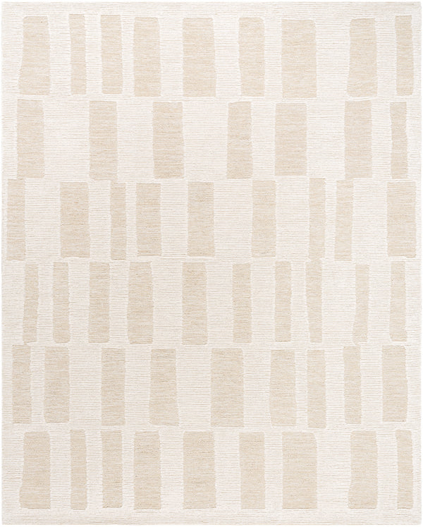 Bianca BNC-2304 8' x 10' Handmade Rug BNC2304-810  Light Silver, Sterling Grey Surya