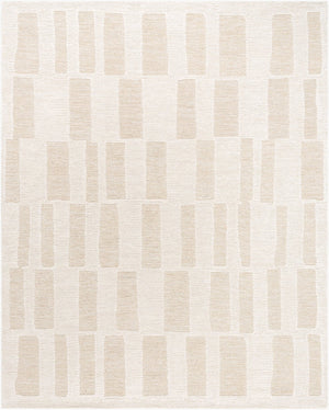 Livabliss Bianca Hand Tufted Wool Accent Rug Soft Medium Pile for Entryways and Small Spaces Ivory, Sandston 8' x 10' BNC2304-810