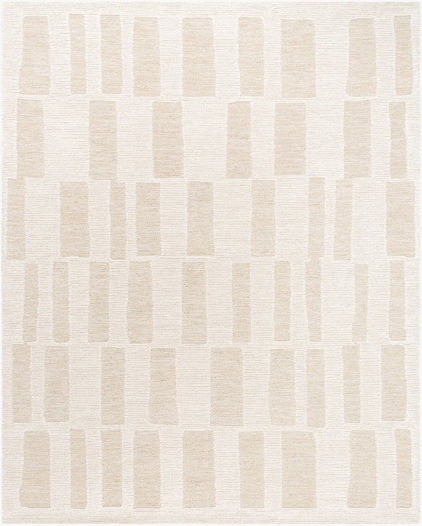 Livabliss Bianca Hand Tufted Wool Accent Rug Soft Medium Pile for Entryways and Small Spaces Ivory, Sandston 8' x 10' BNC2304-810