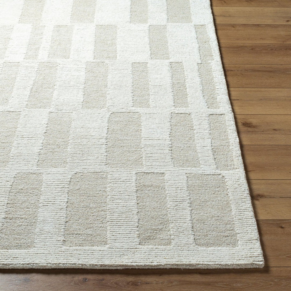 Livabliss Bianca Hand Tufted Wool Accent Rug Soft Medium Pile for Entryways and Small Spaces Ivory, Sandston 9' x 12' BNC2304-912