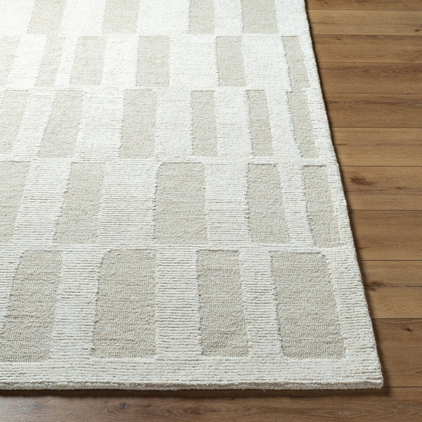 Livabliss Bianca Hand Tufted Wool Accent Rug Soft Medium Pile for Entryways and Small Spaces Ivory, Sandston 9' x 12' BNC2304-912