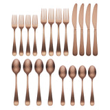 Lenox Cambridge Rhiannon Copper Satin 20-Piece Flatware Set NO COLOR METAL 506020CWG12R