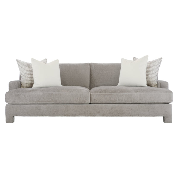 Bernhardt Bernhardt Mily Sofa — Made-To-Order Upholstered 91"W Modern Low-Back Sofa With Feather-Down Cushions P1297A